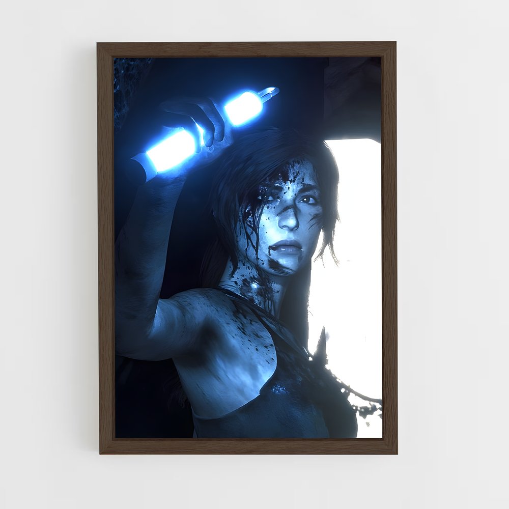 Poster Lara aux Lumières – affiche Tomb raider (vue 5)